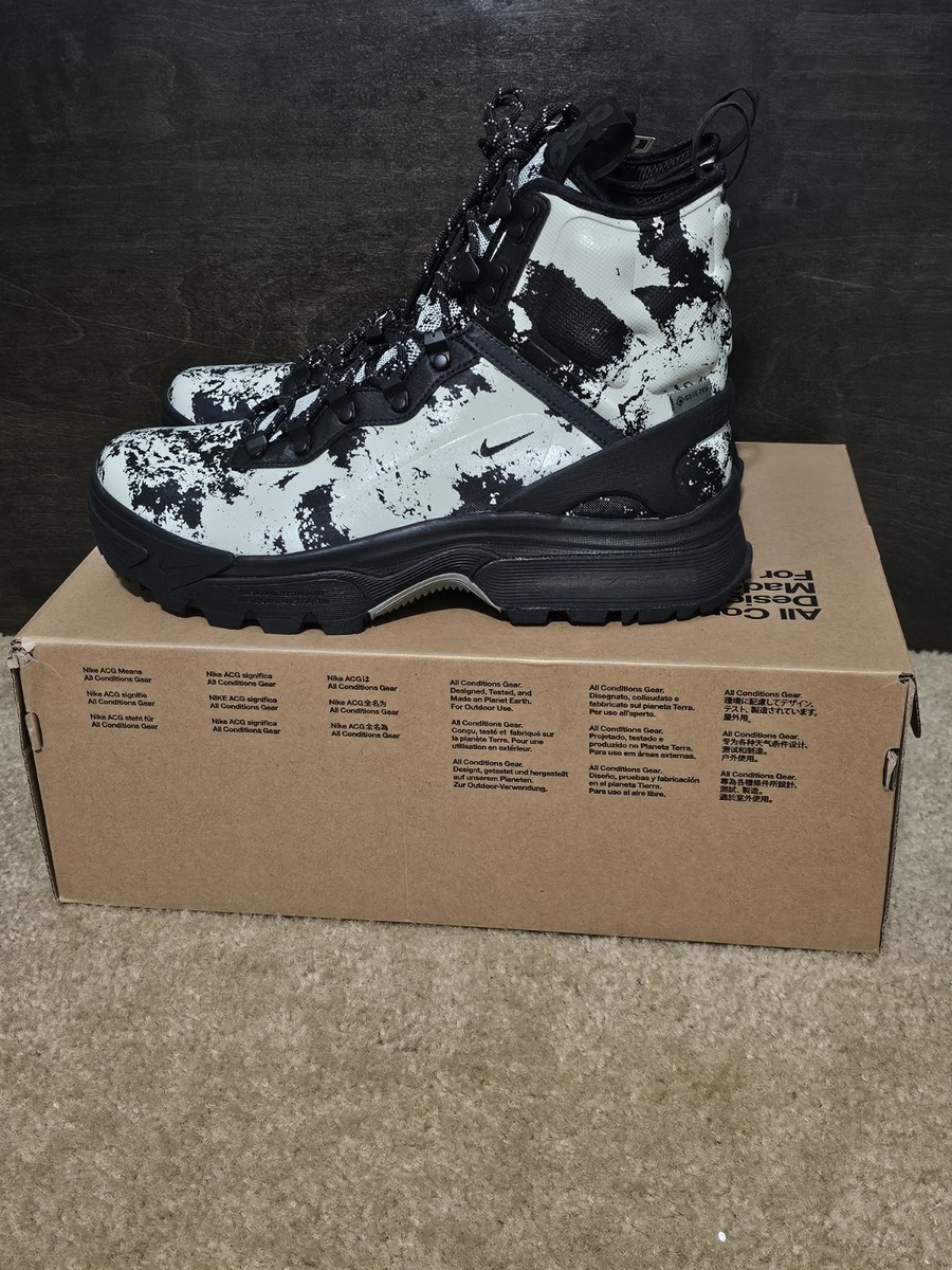 Nike ACG Air Zoom Gaiadome Gore-Tex SE Digi Camo White Black Size