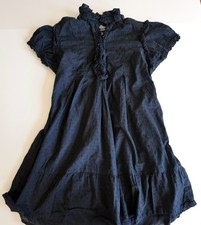 GOTH ruffled dress size XL vintage 2000s y2k READ
