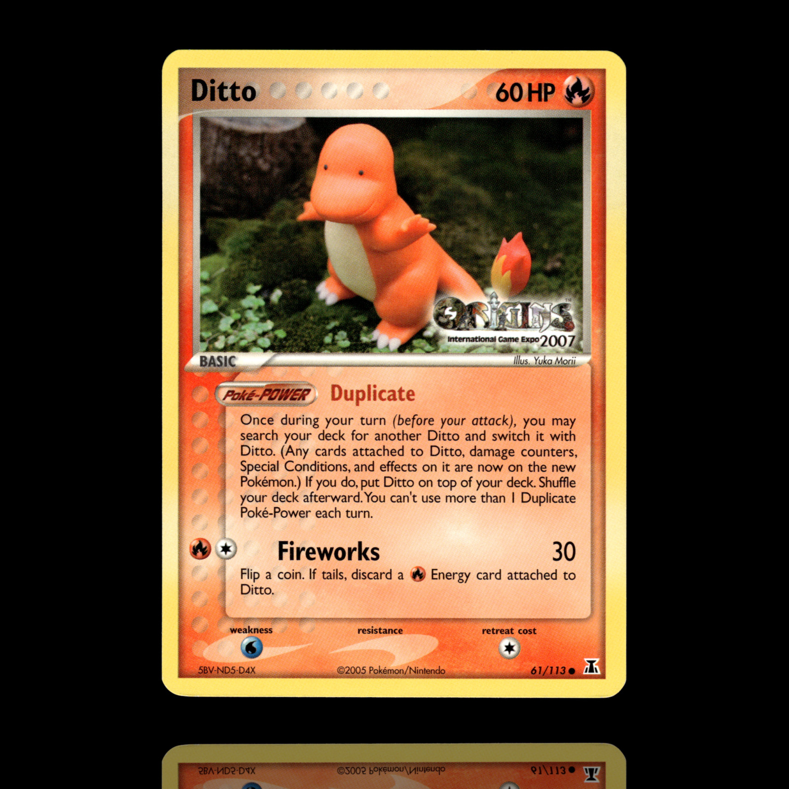 â–¸ Ditto (Charmander) | ex Delta Species | Origins Stamped Promo | 61/113 | NM