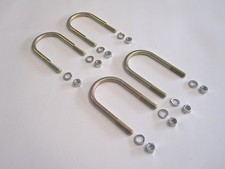 U-bolts W Washers Nuts - Rear Leaf Springs Oem - Samurai 85-95