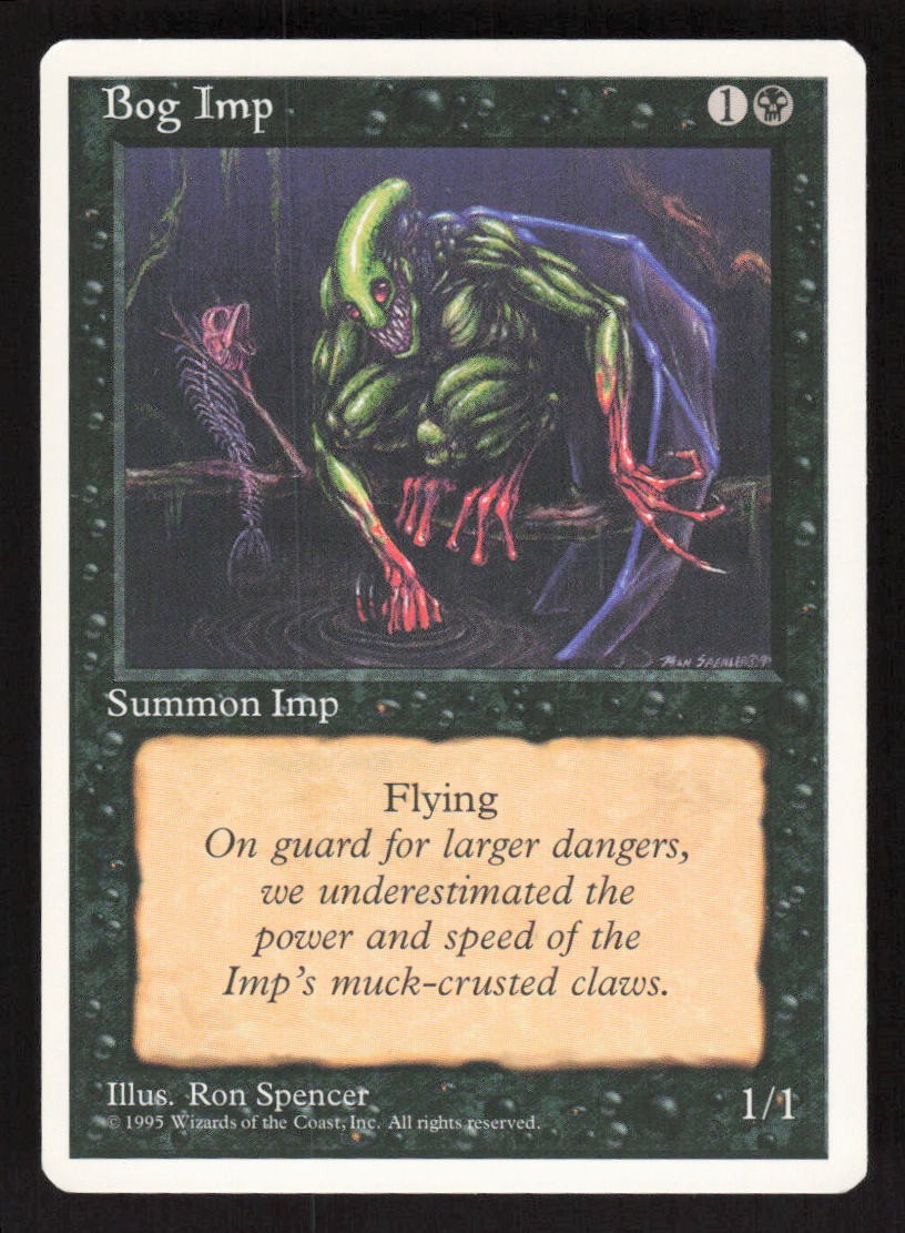 1995 Bog Imp Fourth Edition MTG