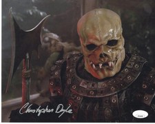 Christopher Chris Doyle signed 8x10 Photo Skull-Faced Warrior Star Trek JSA