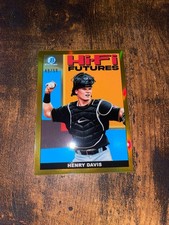 Henry Davis /50- 2022 Bowman Hi-Fi Futures Gold Refractor - #HIFI-17 - Pirates