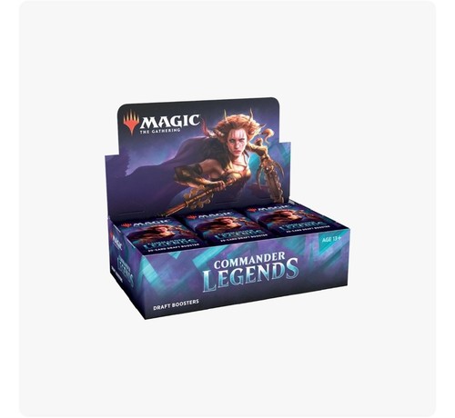 MtG Magic COMMANDER LEGENDS DRAFT BOOSTER box Factory Sealed 24 PK