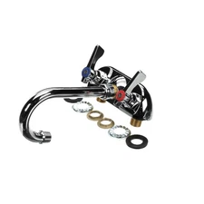 Krowne Silver Series 4 Center Wall Mount Faucet With 3-1 10-400L - Genuine OEM