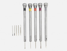 5pcs Precision Screwdriver Set for watches, glasses, jewelry repair.