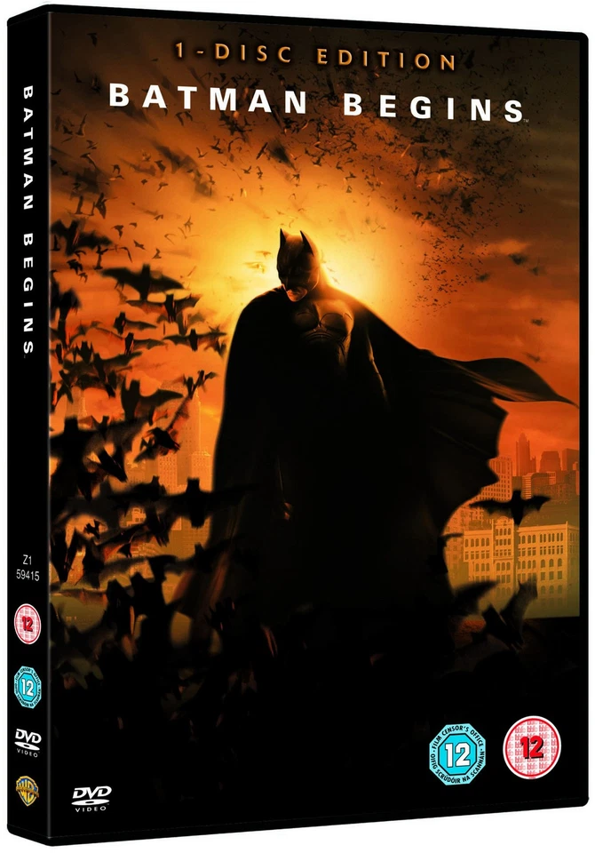Batman Begins (DVD) Christian Bale Cillian Murphy Gary Oldman Katie Holmes - Image 2 of 2