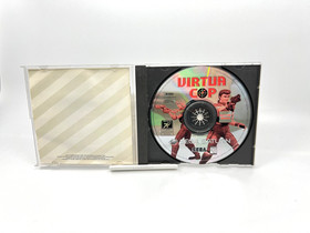 Virtua Cop Not For Resale (Sega Saturn, 1995) Case & Disc CRACKED FOR PARTS ONLY