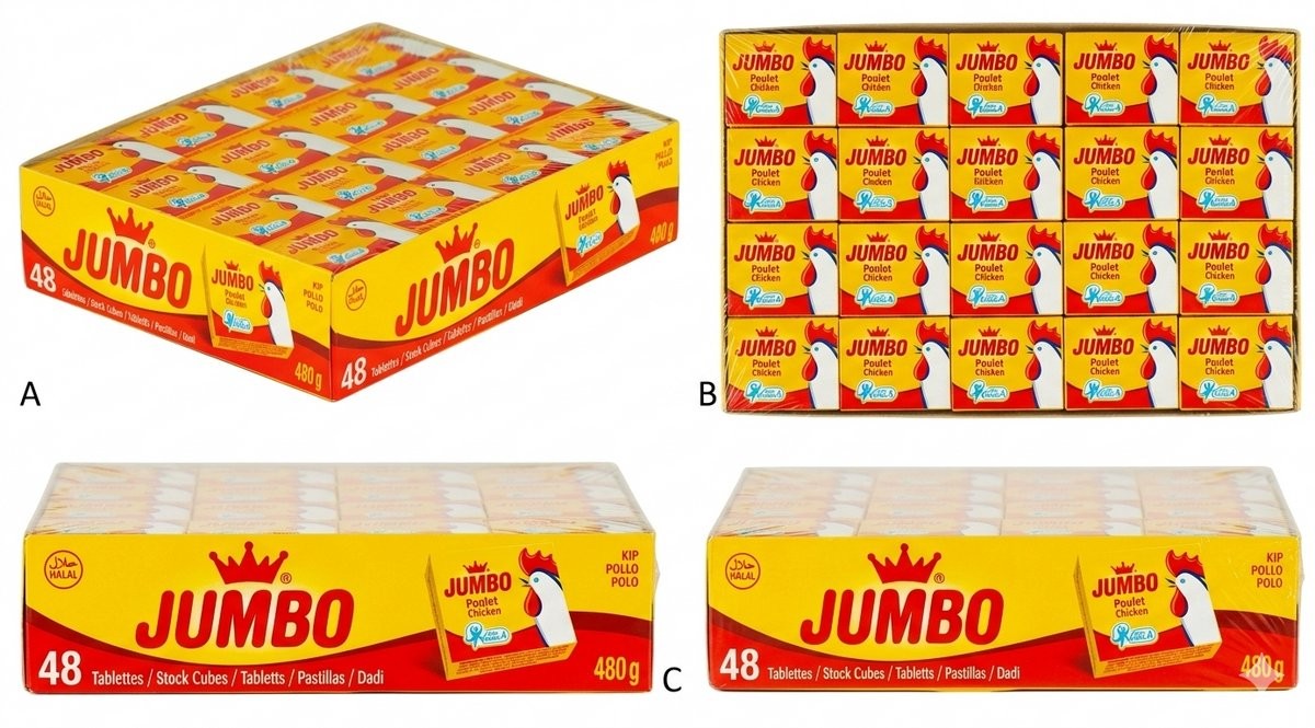 Jumbo Hühnerbrühwürfel 48 x 10 g – Hochwertige Hühnerbrühwürfel Einfach würzen