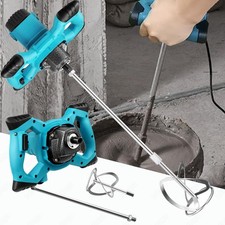 Industrial Electric Concrete Cement Mixer Mixing Mortar 6-Speed Machine Handheld
