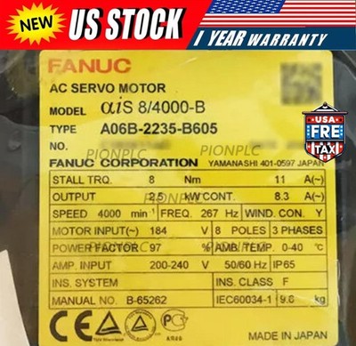 FANUC A06B-2235-B605 Servo Motor A06B2235B605