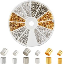 3000Pcs Crimp Beads 1.5Mm 2Mm Brass Jewelry Making Diy Craft Supplies