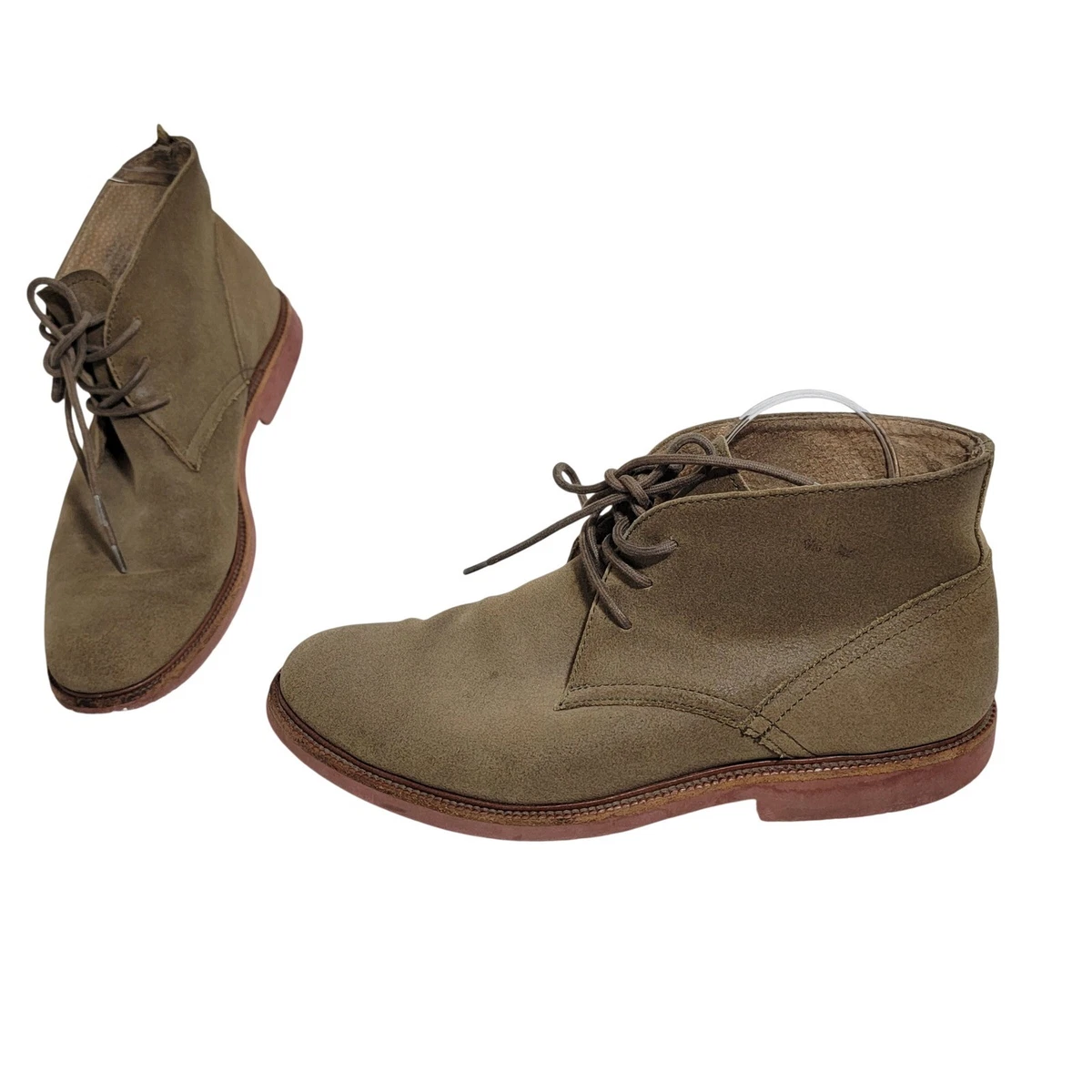 Polo by Ralph Lauren Tan Canvas Chukka Boots Polo Chukka Lander Canvas Shoes 10.5 | Mercari main image 2