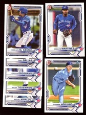 2021 Bowman Draft - TORONTO BLUE JAYS Team Set 