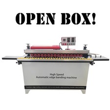 OPEN BOX! Woodworking Straight Line Automatic Edge BandingTrimming Machine 110V