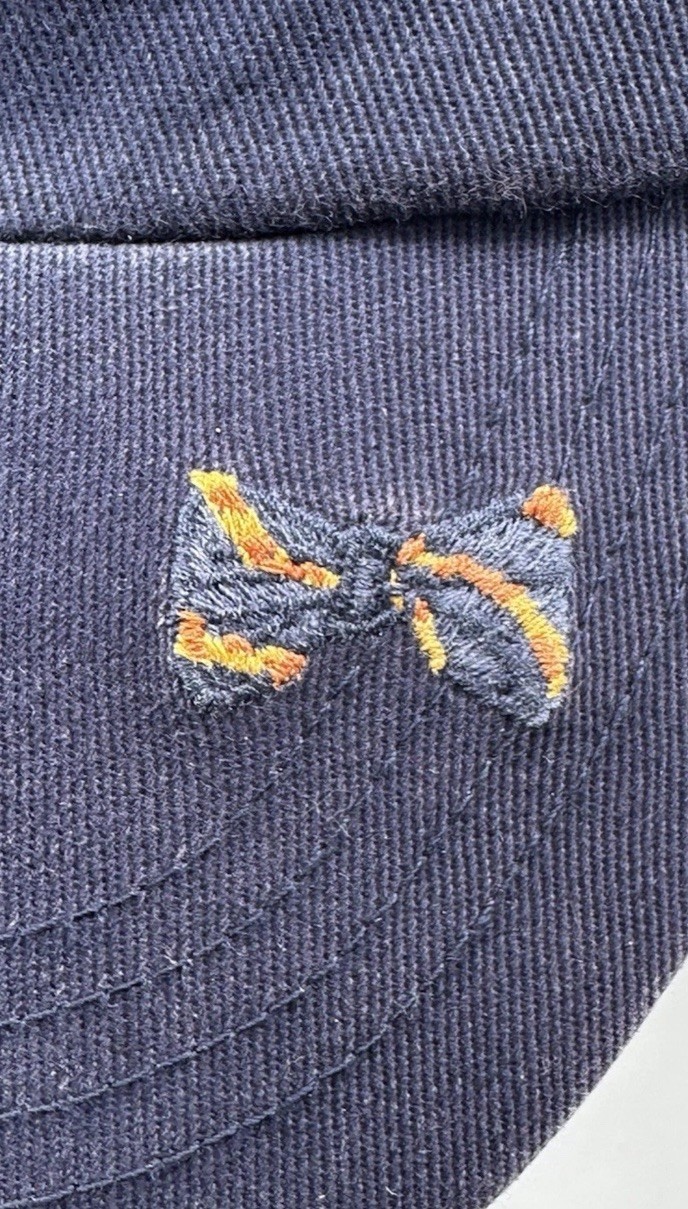 Polo Ralph Lauren Embroidered Hat Cap Navy Taxi Cocktail Bow Tie Shoes Logo Rare thumbnail 8