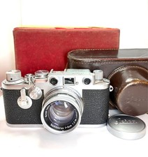 Fully equipped Leica Leica iii f red dial summicron 5cm f2.0