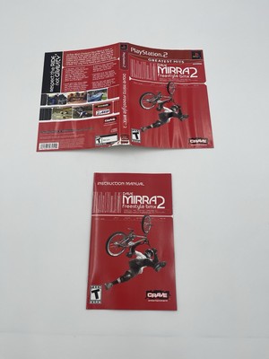 Dave Mirra Freestyle BMX 2 (Sony PlayStation 2, 2002) PS2 Cover Art And Manual