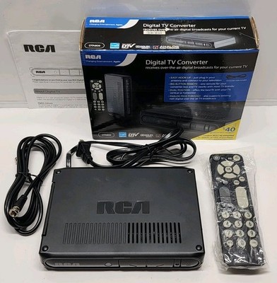 RCA DTA809 Digital-to-Analog TV Converter Box DTV Tuner 