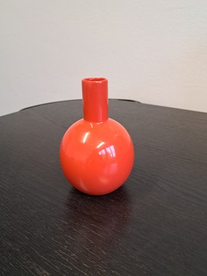 Orange VINTAGE-Vase von ASA, Germany,  minimalistisch postmodern, neuwertig 