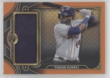 2022 Topps Triple Threads Single Jumbo Relics Amber 12/18 Yordan Alvarez 0y0n
