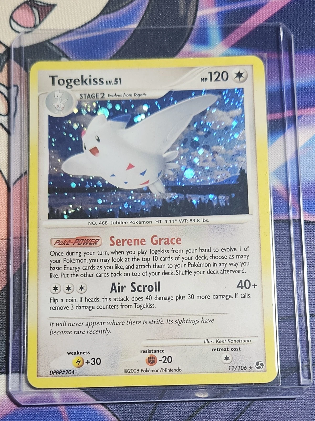 Pokemon Togekiss Great Encounters Holo Card 11/106 Rare MP