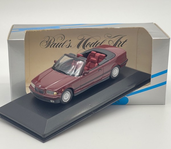 Bmw 325I E36 Weinrot Typ 2C 1992 Minichamps 430023332 1:43 Sportwagen 3-image