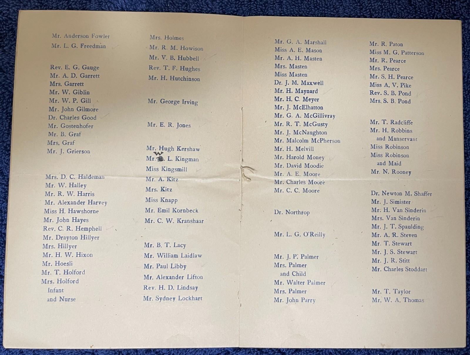 1896 RMS Germanic Saloon Passenger List Liverpool–New York w/ VIPs