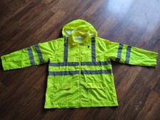 Size 3XL Forester Rainwear, Type R, Class 3, Bright Yellow, Silver Reflective...