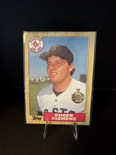 1987 Topps #340 Roger Clemens 2025 Topps Holiday Buyback Boston Red Sox
