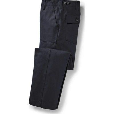 Filson Herringbone Supply Pant 20087231 MADE IN USA Navy Dark Blue