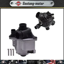 For 2011-2014 BMW 740i X3 X5 X6 Electric Engine Water Pump W/ Thermostat