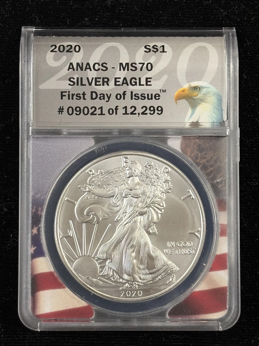 American Eagle MS 70 Graded 2020 Silver Bullion Coins for sale | eBay