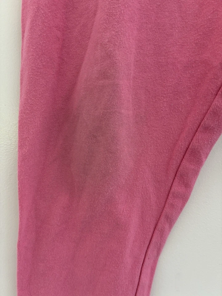 Leggings Carter's Niños Niñas Algodón Rosa Sólido Elástico Tirar Largo Completo 14/14A Foto 3 de 4