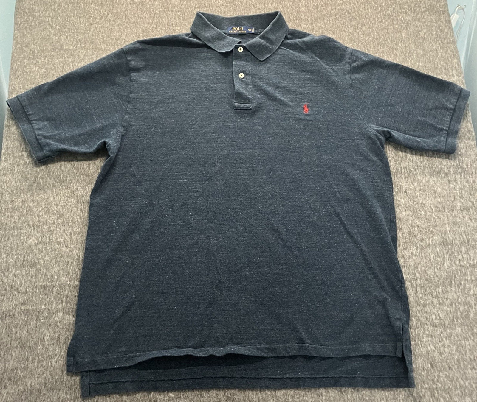 Polo Ralph Lauren camicia taglia 2XLT ALTA blu pony polo