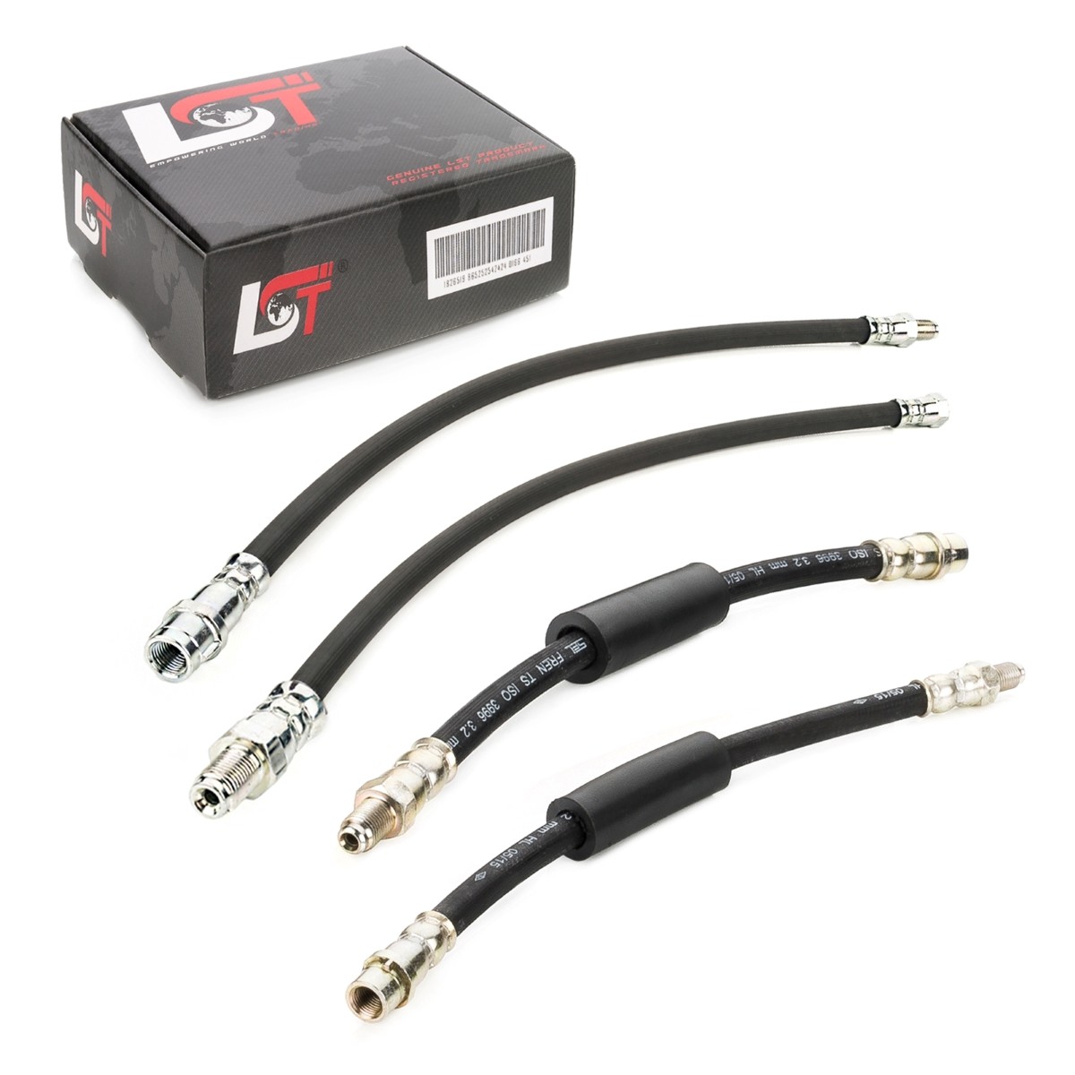4x Brake Line Hose Front Rear for MERCEDES-BENZ C-CLASS 202 203