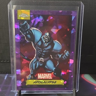 Topps Chrome Marvel 2024 Apocalypse #102 Purple /15   09/15 Rare