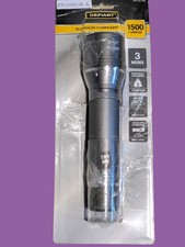 Defiant 1500 Lumens LED Aluminum Flashlight 3 Modes Water Resistant NWB