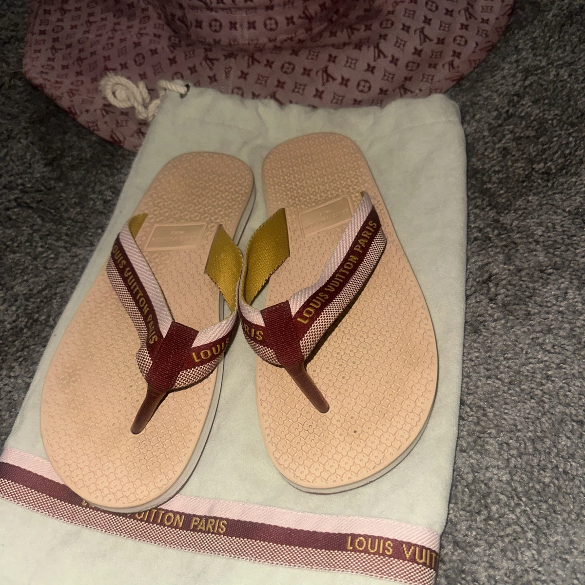 Louis Vuitton Red Sandals for Women for sale | eBay