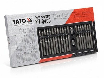 Bit-Satz Bitset 40-tlg Vielzahn Sechskant Torx Hex Spline KURZ & LANG + Koffer