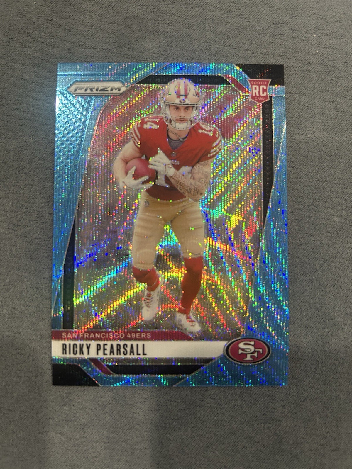 2024 Panini Prizm - Rookies Ricky Pearsall #383 Blue Wave Prizm /230 (RC)