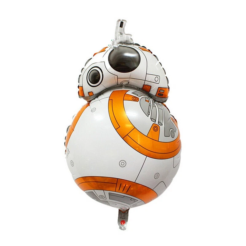 2x PACK - Globo de Lámina Star Wars BB8, R2D2 Decoración de Cumpleaños - 58cm Foto 2 de 3