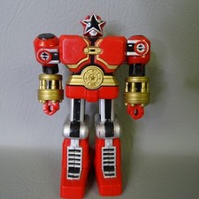 1996 Bandai Power Rangers Zeo Red Battlezord 5" Punching Action Figure