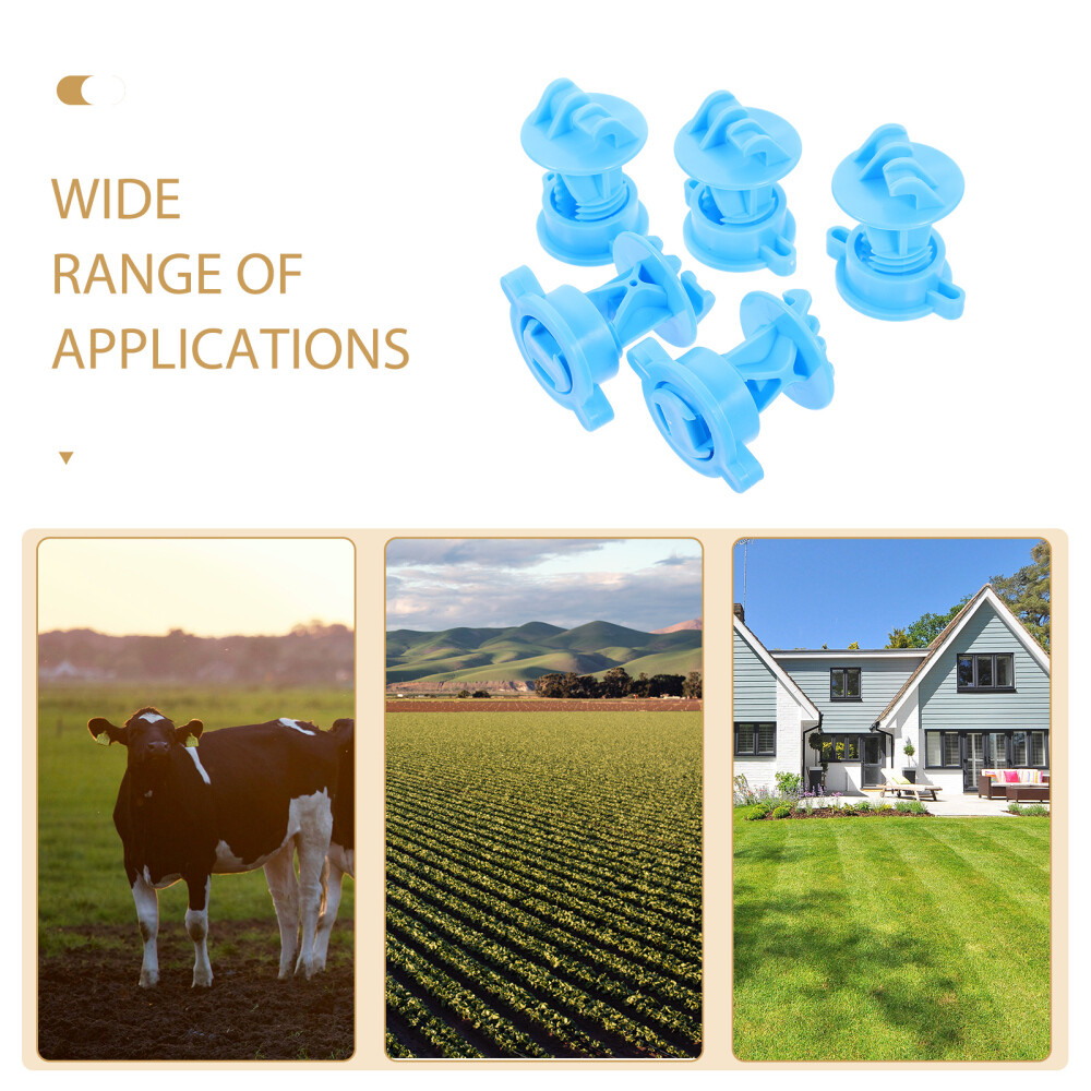 100 Pcs Electronic Fence Wire Holding Insulators Livestock Electric