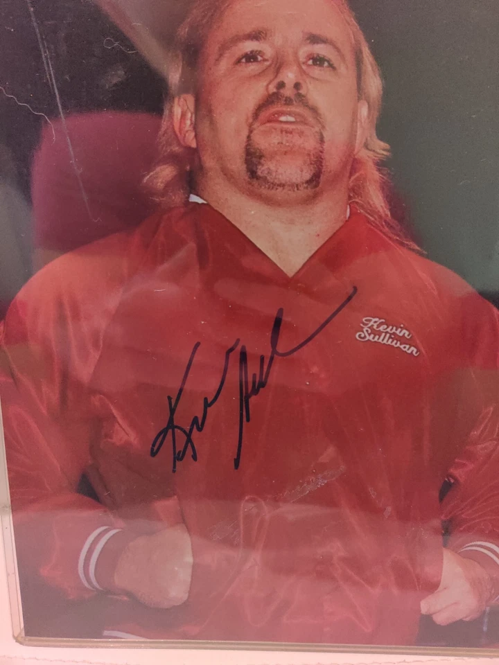 Foto 8X10 autografiada vintage de Kevin Sullivan con certificado de autenticidad WCW NWA LUCHA LIBRE Foto 2 de 4