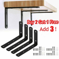 Shelf Brackets Handmade Heavy Duty Industrial Steel Scaffold Board Support 4pcs