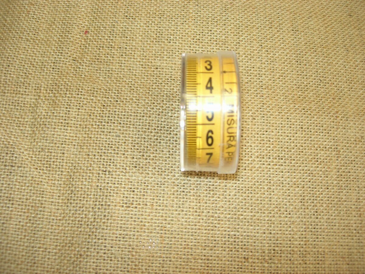 Metro sarto morbido 150 cm per cucito sartoria giallo metro da sarta in  plastica