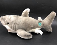 BBC EARTH BLUE PLANET GRANDE SQUALO BIANCO PELUCHE GIOCATTOLO MORBIDO 2008 PESCE OCEANO LUNGO 14”