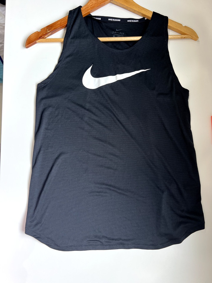 Nike Women's Dri Fit Sleeveless Activewear Tops Black Size Small