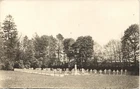 WW1 GERMAN MILITARY CEMETERY 1910s real photo postcard rppc war graves